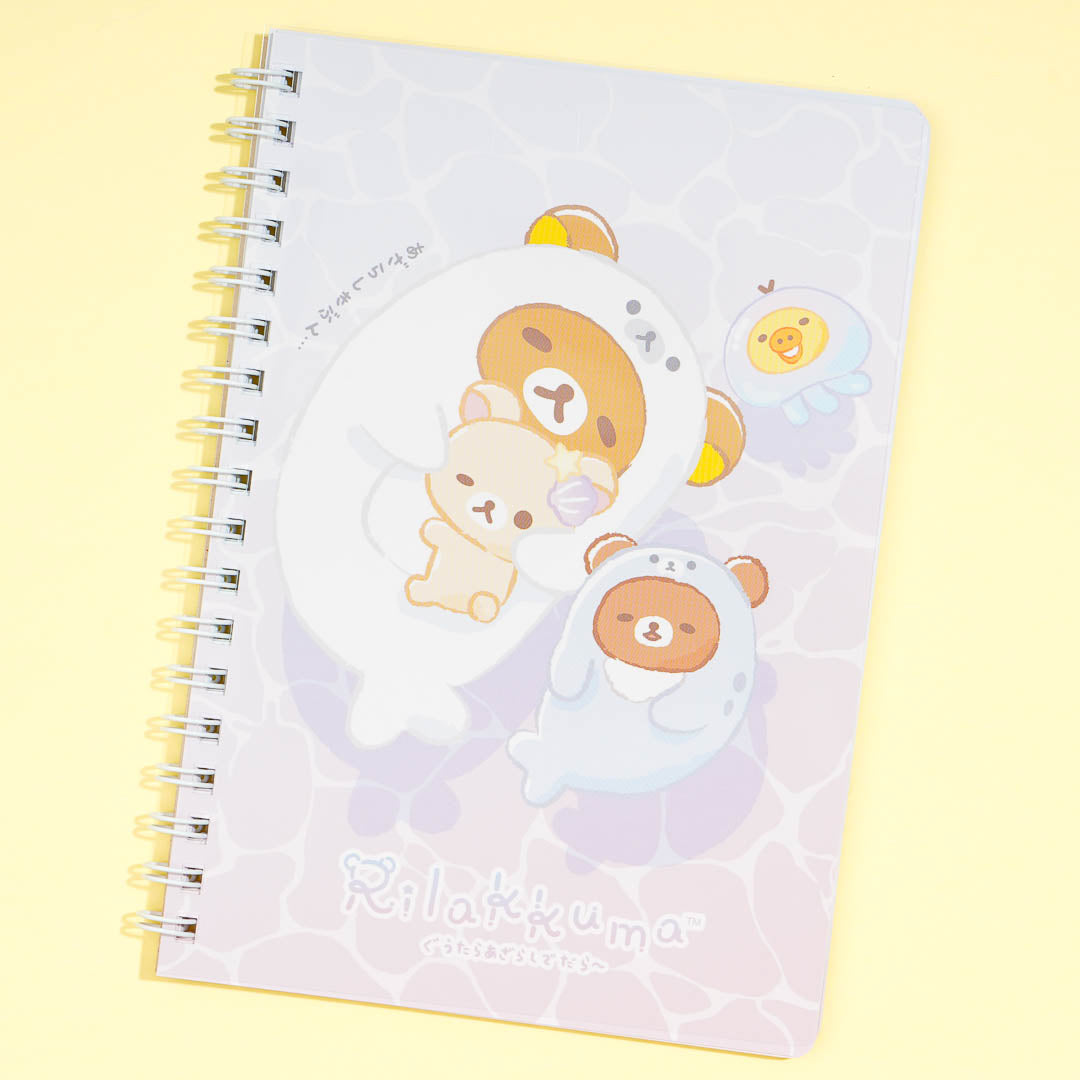 Rilakkuma Ocean Relaxed Mood B6 Spiral Notebook