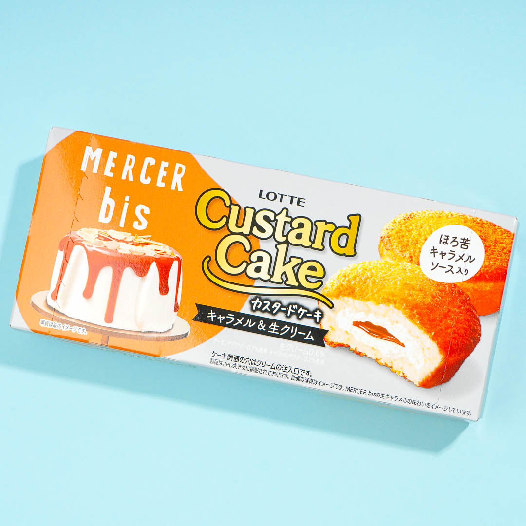 Lotte MERCER bis Custard Cake - Caramel & Fresh Cream