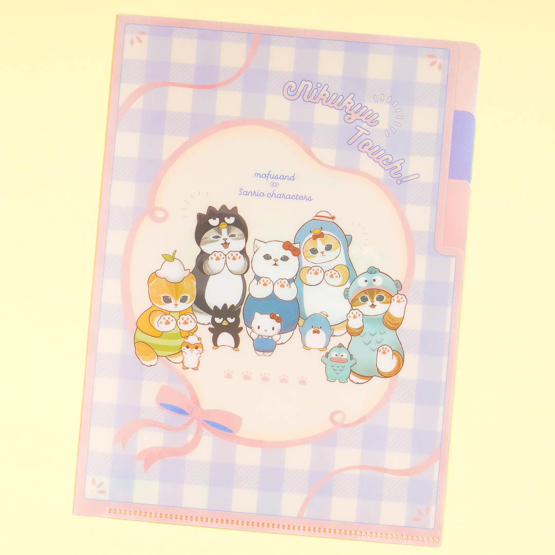 Mofusand x Sanrio Characters Multi-Slot A5 File Folder