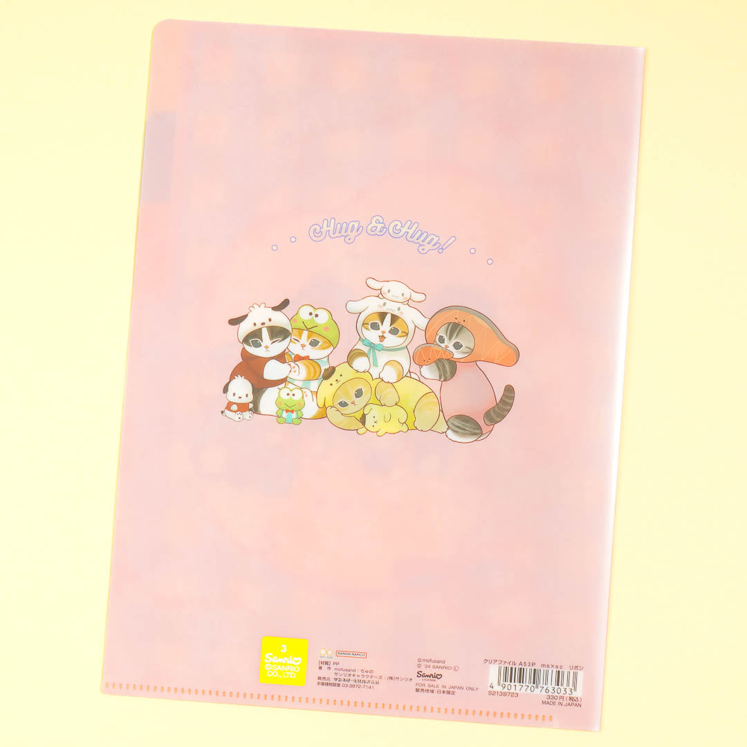 Mofusand x Sanrio Characters Multi-Slot A5 File Folder