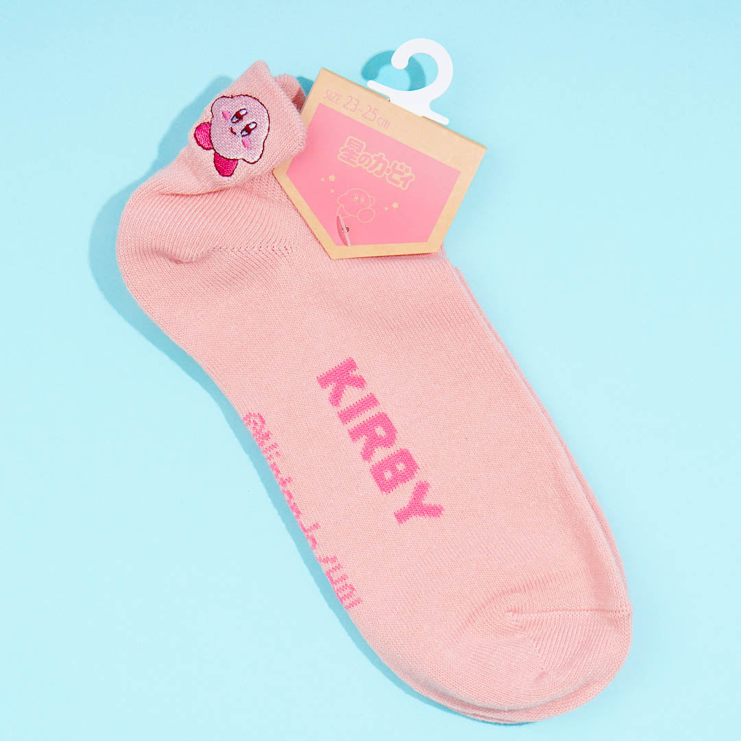 Kirby Back Embroidery Socks