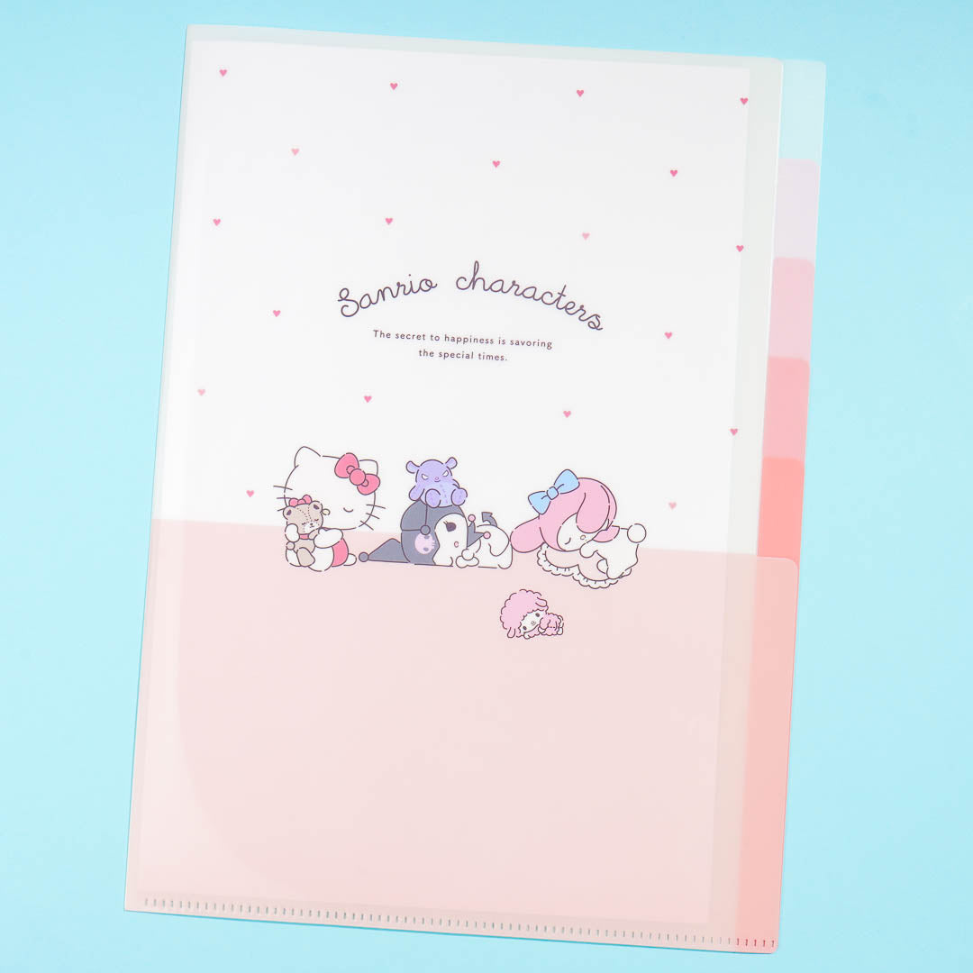 Sanrio Characters Napping Besties Multi-Slot A4 File Folder