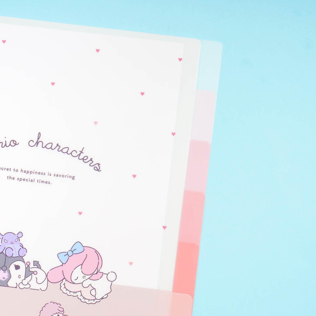 Sanrio Characters Napping Besties Multi-Slot A4 File Folder