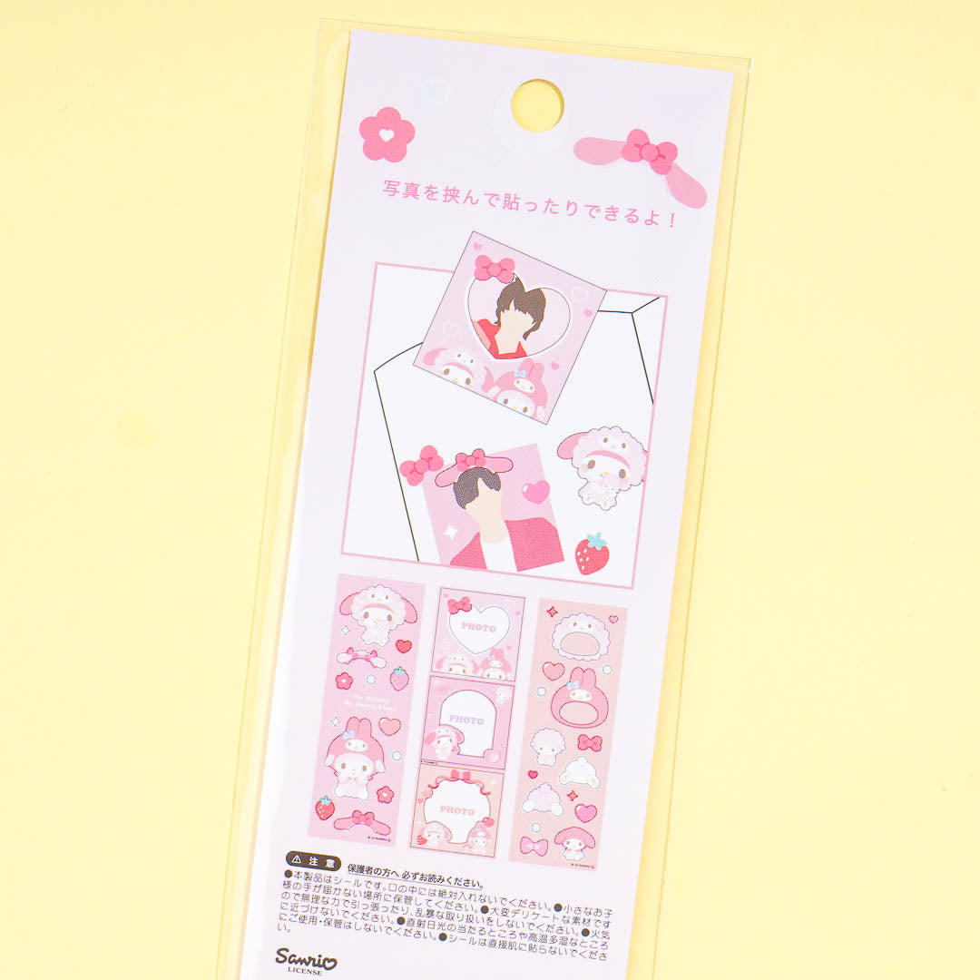 My Melody x My Sweet Piano Frame Deco Stickers