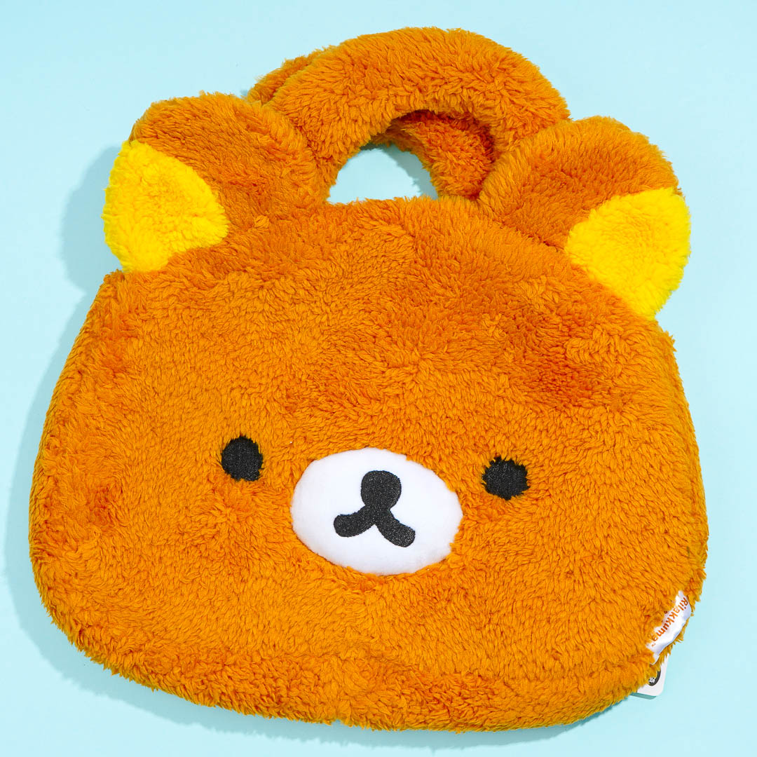 Rilakkuma Face Fluffy Mini Tote Bag