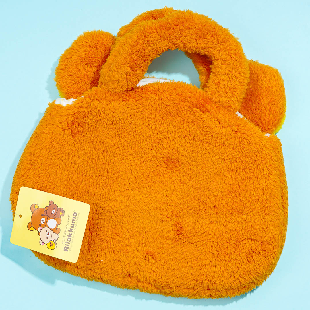 Rilakkuma Face Fluffy Mini Tote Bag