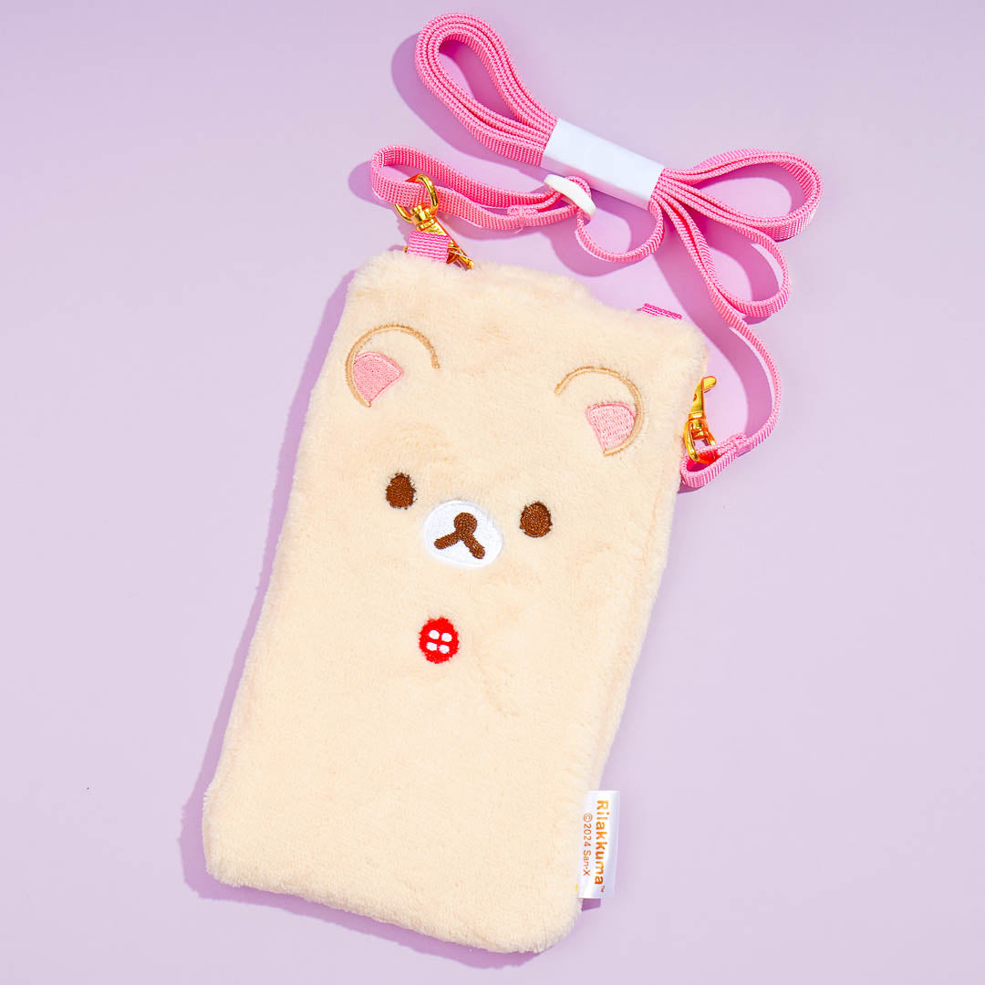 Korilakkuma Fluffy Smartphone Pouch