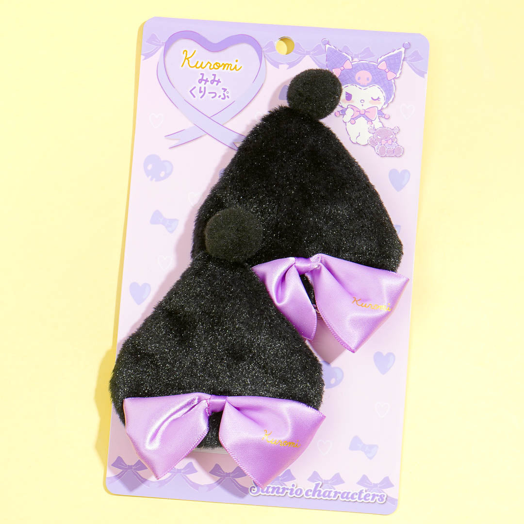 Kuromi Ears Cosplay Hair Clips - 2 pcs