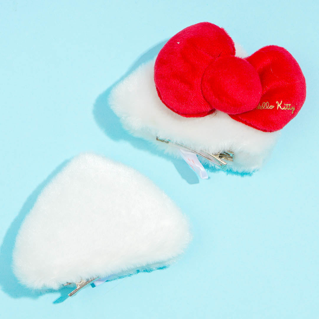 Hello Kitty Ears Cosplay Hair Clips - 2 pcs