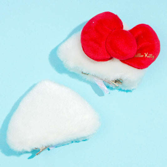 Hello Kitty Ears Cosplay Hair Clips - 2 pcs