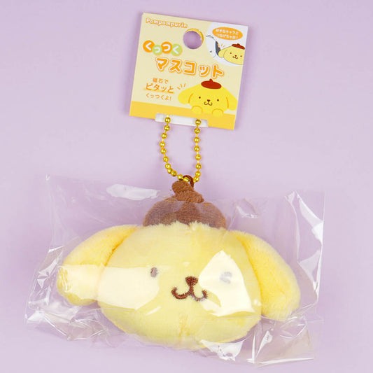 Pompompurin Wink Cheek To Cheek Magnet Plushie Charm