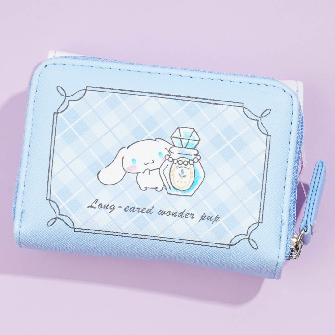 Cinnamoroll Plaid Mini Trifold Wallet