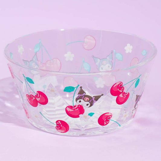 Kuromi Cherry Love Clear Bowl