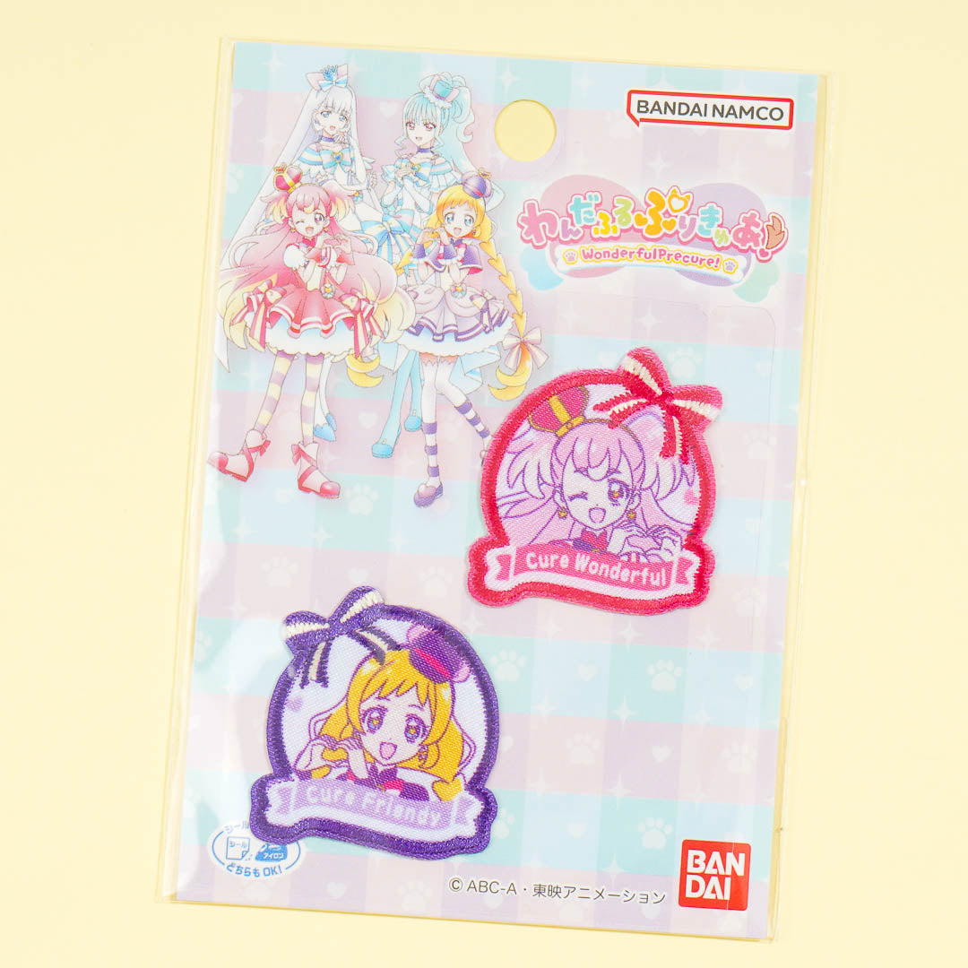 Wonderful Pretty Cure! Iron-On Patches - Cure Wonderful & Cure Friendy