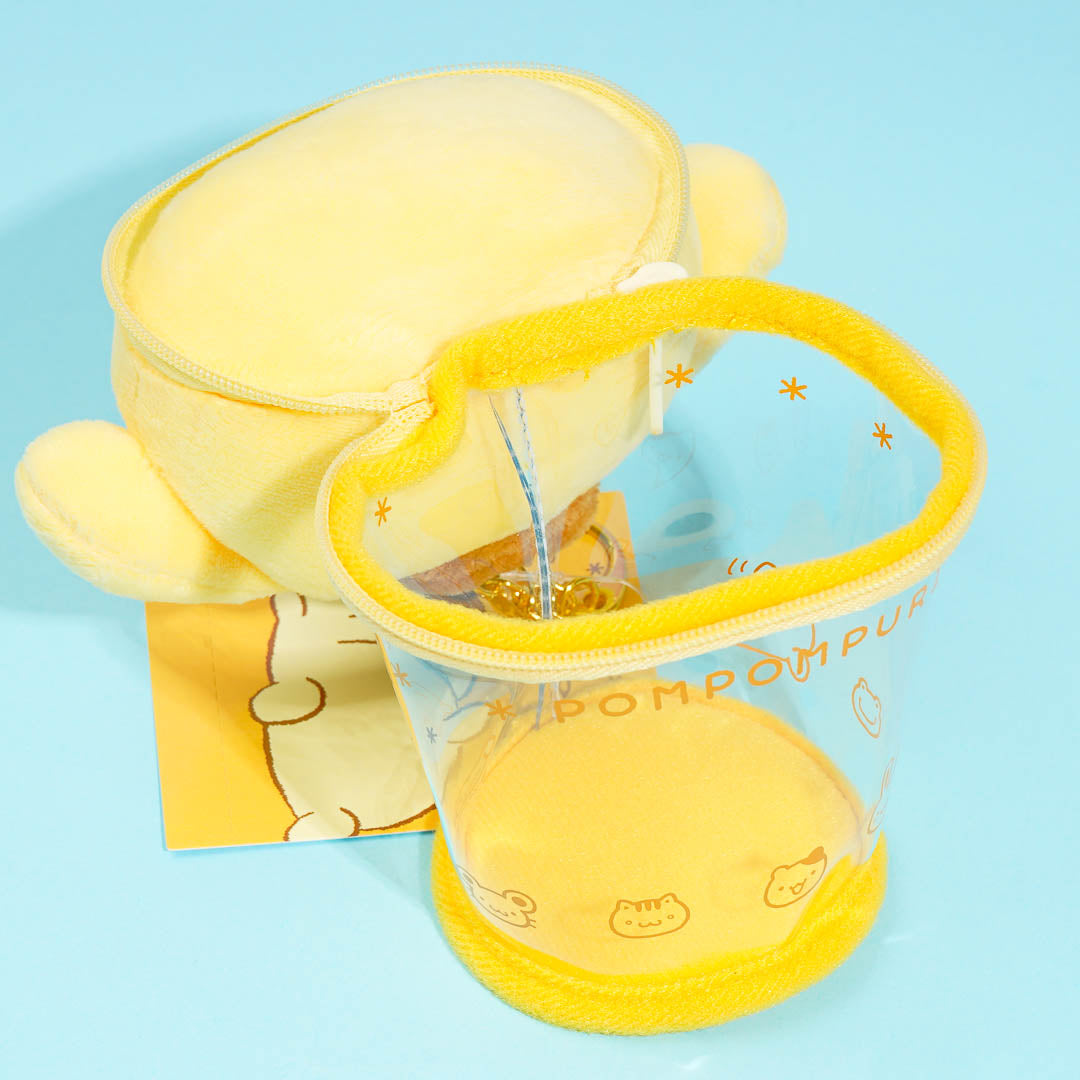 Pompompurin Butt Puripuri Pudding Clear Pouch