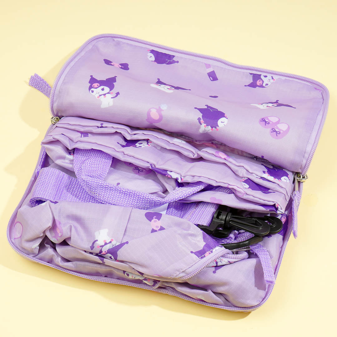 Kuromi Overload Folding Duffel Bag