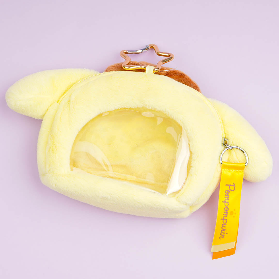 Pompompurin Face Plushie Pouch With Window