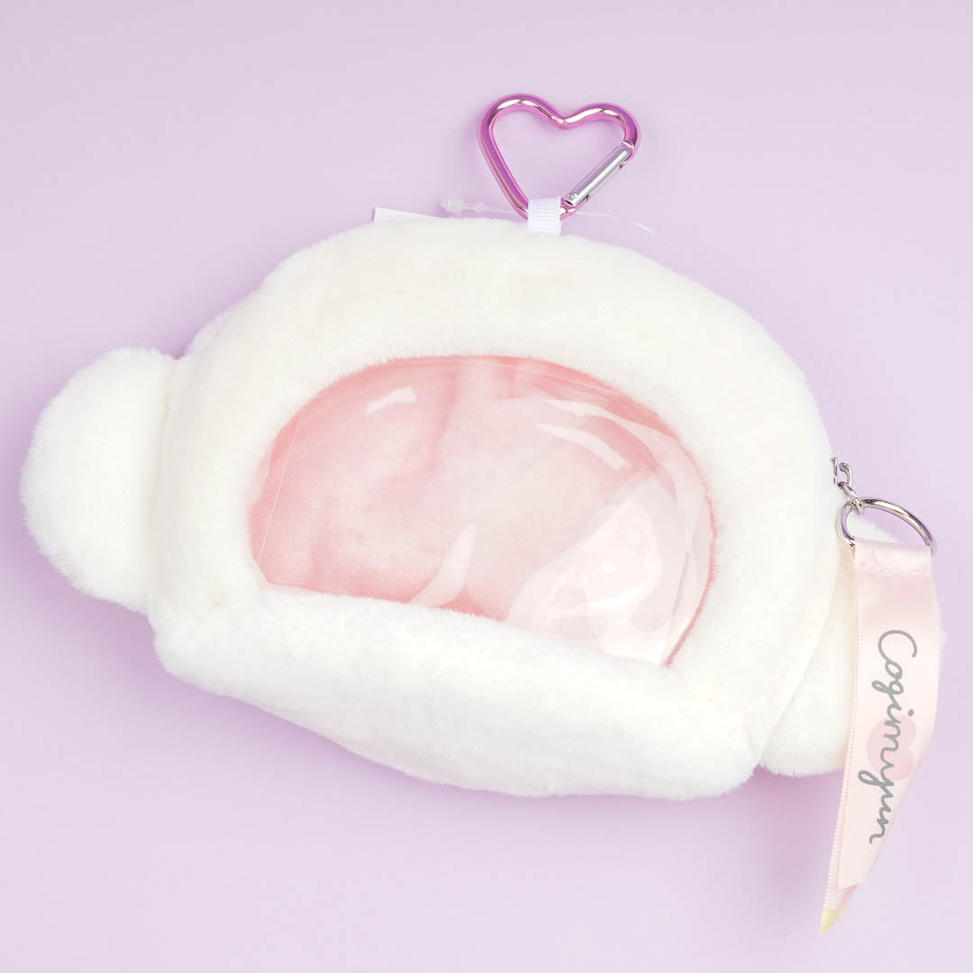 Cogimyun Face Plushie Pouch With Window
