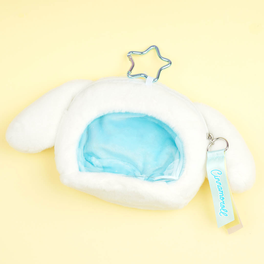 Cinnamoroll Face Plushie Pouch With Window