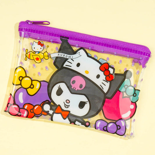 Hello Kitty 50th Anniversary Flat Pouch - Kuromi