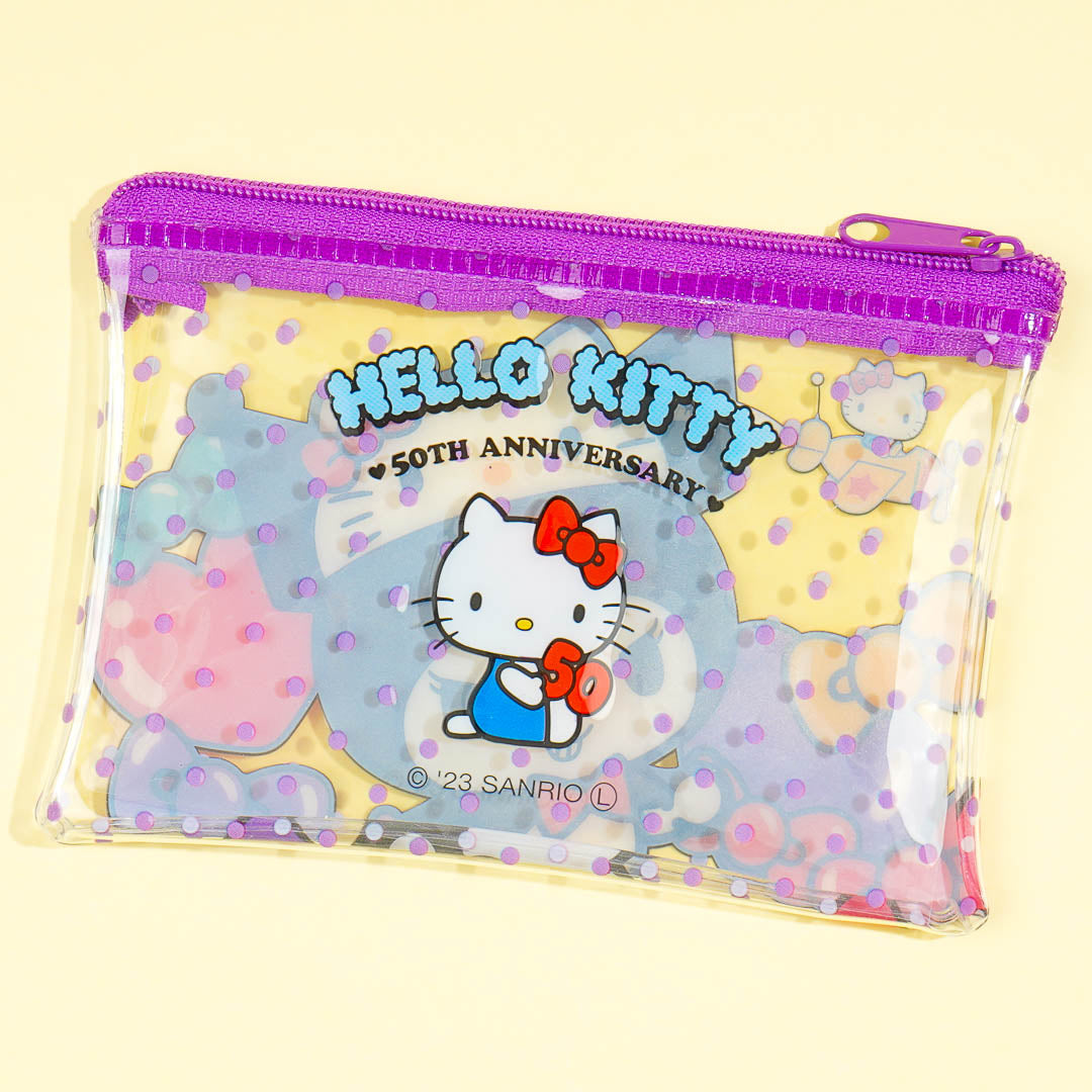 Hello Kitty 50th Anniversary Flat Pouch - Kuromi