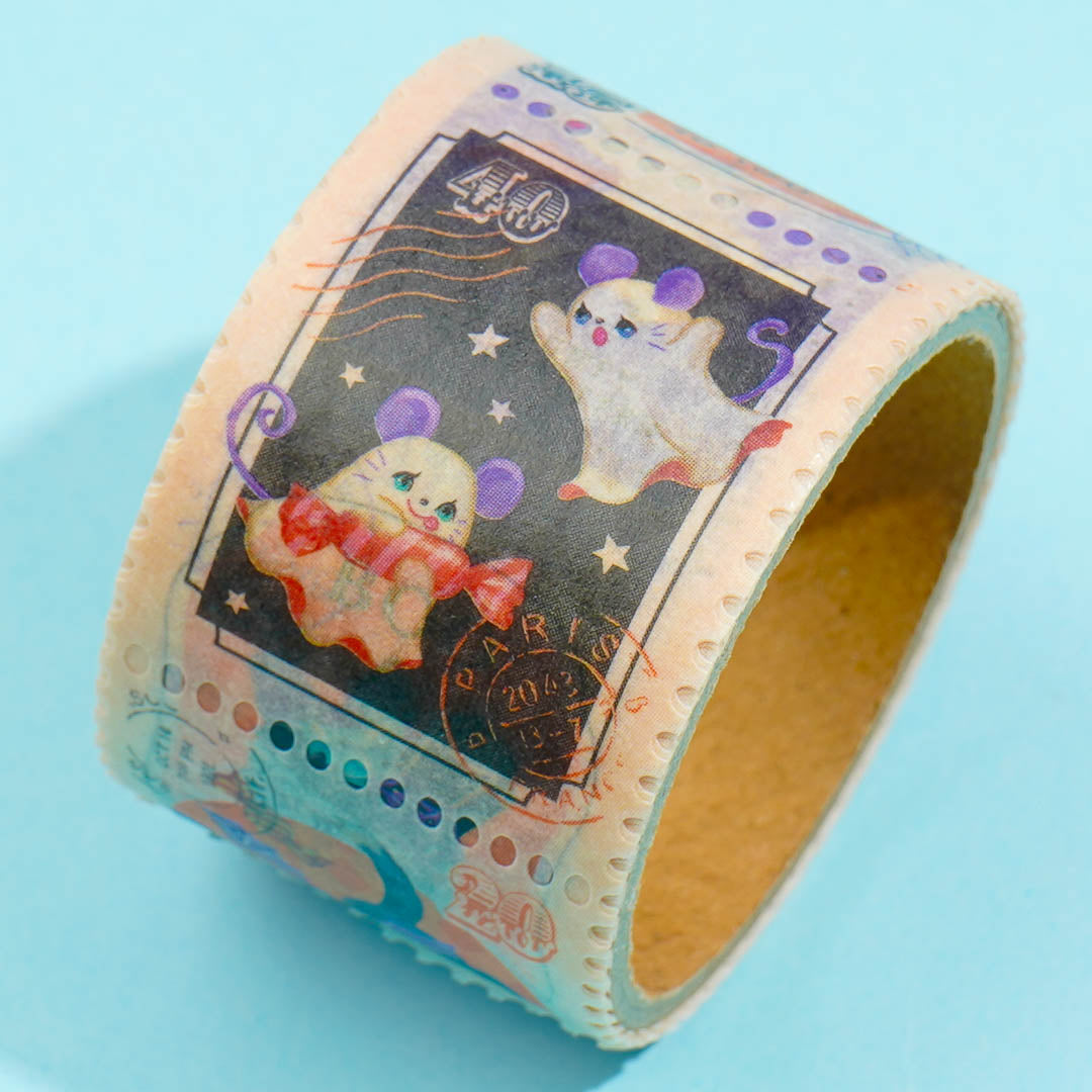 Vintage Animal Halloween Masking Tape