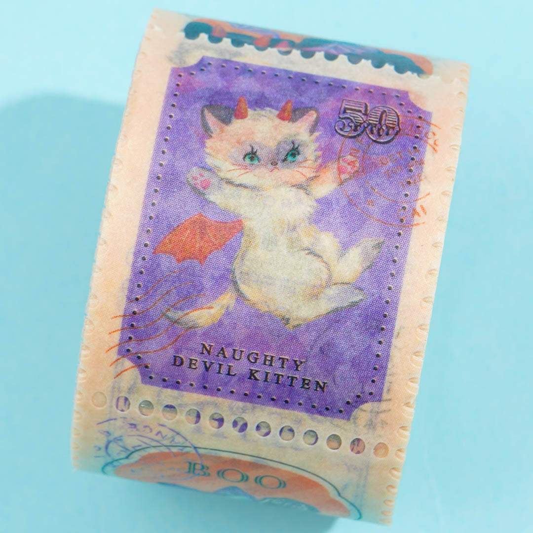 Vintage Animal Halloween Masking Tape