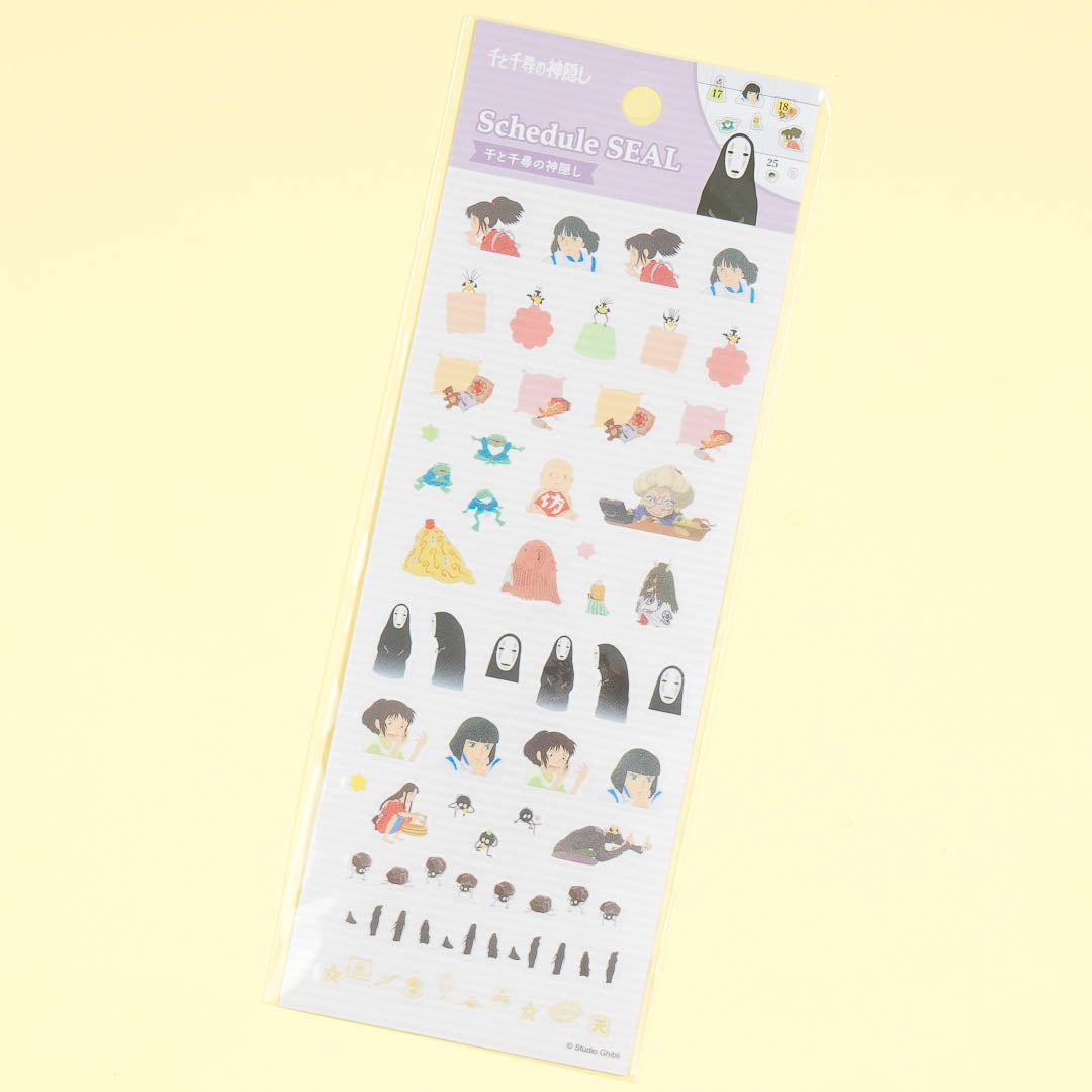 Spirited Away Schedule Sticker Set