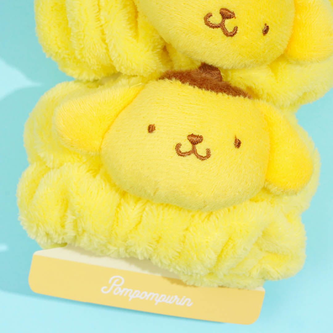 Pompompurin Fluffy Hand Scrunchie Set