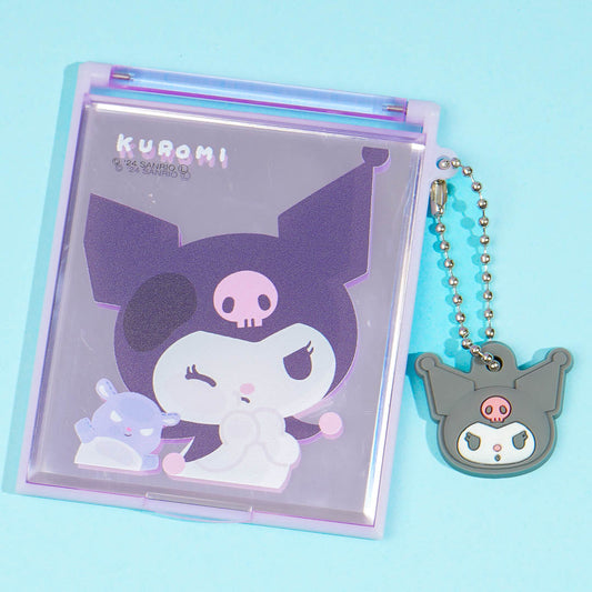 Kuromi & Baku Compact Mirror With Charm