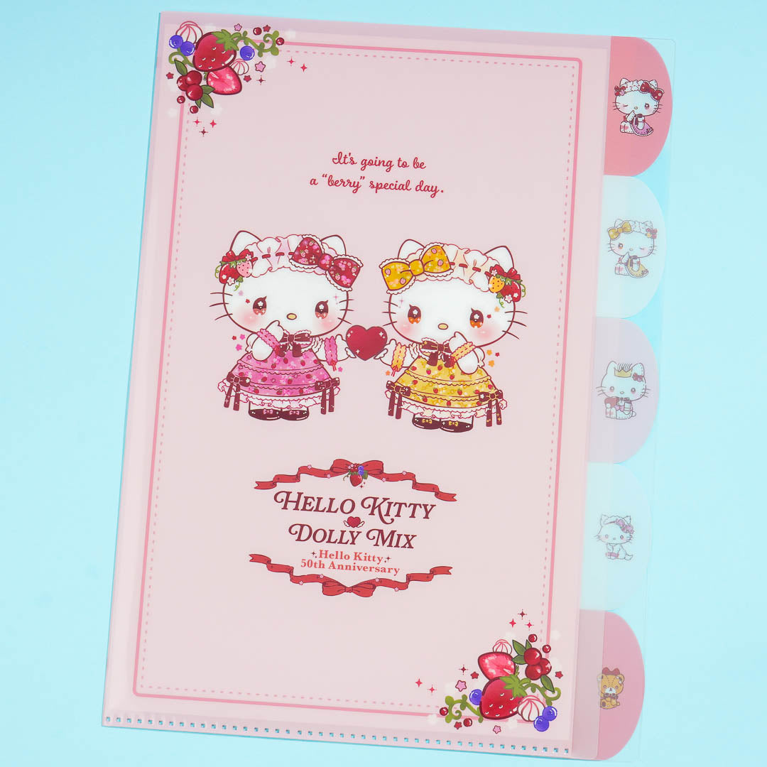Hello Kitty & Hello Mimmy Strawberry A4 File Folder