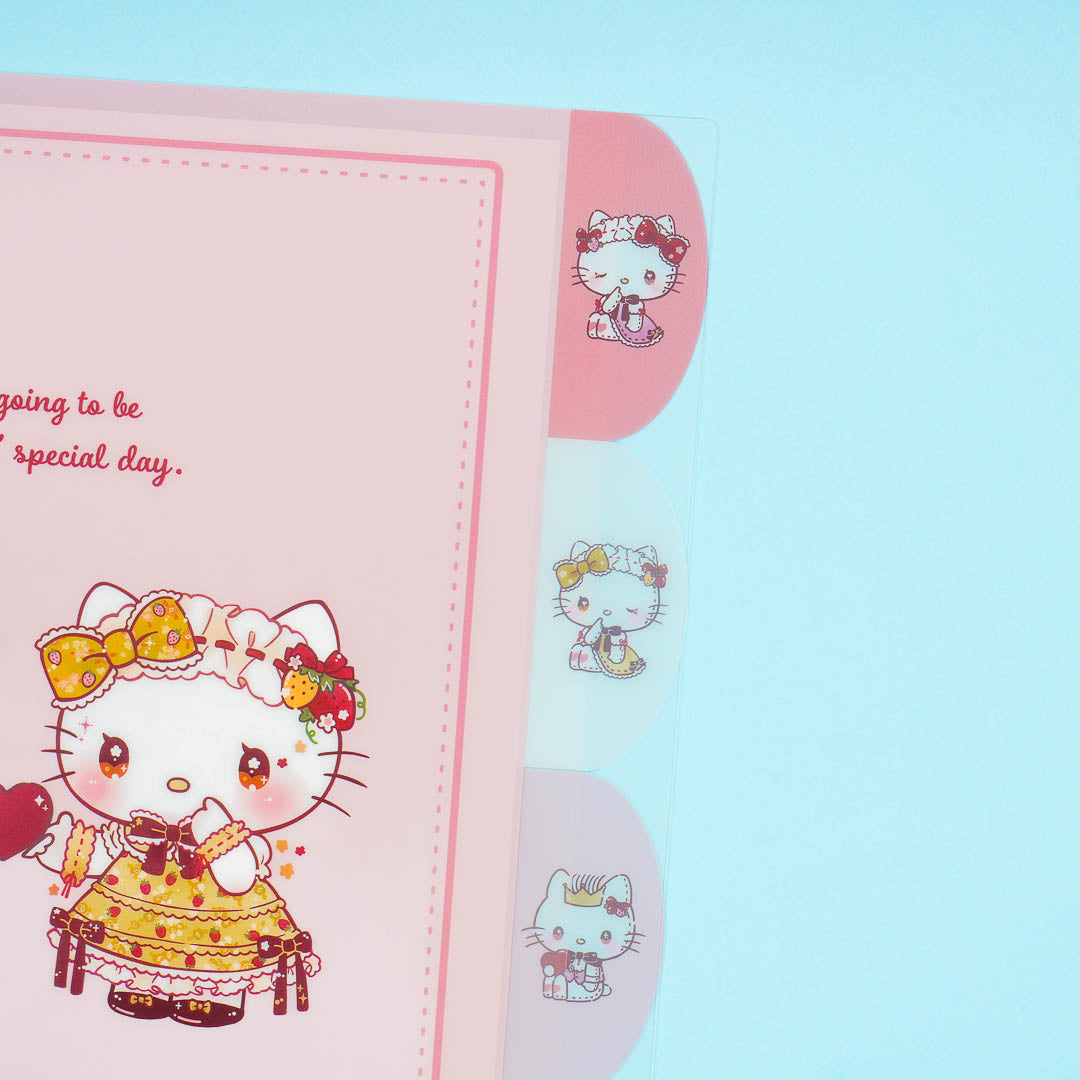 Hello Kitty & Hello Mimmy Strawberry A4 File Folder