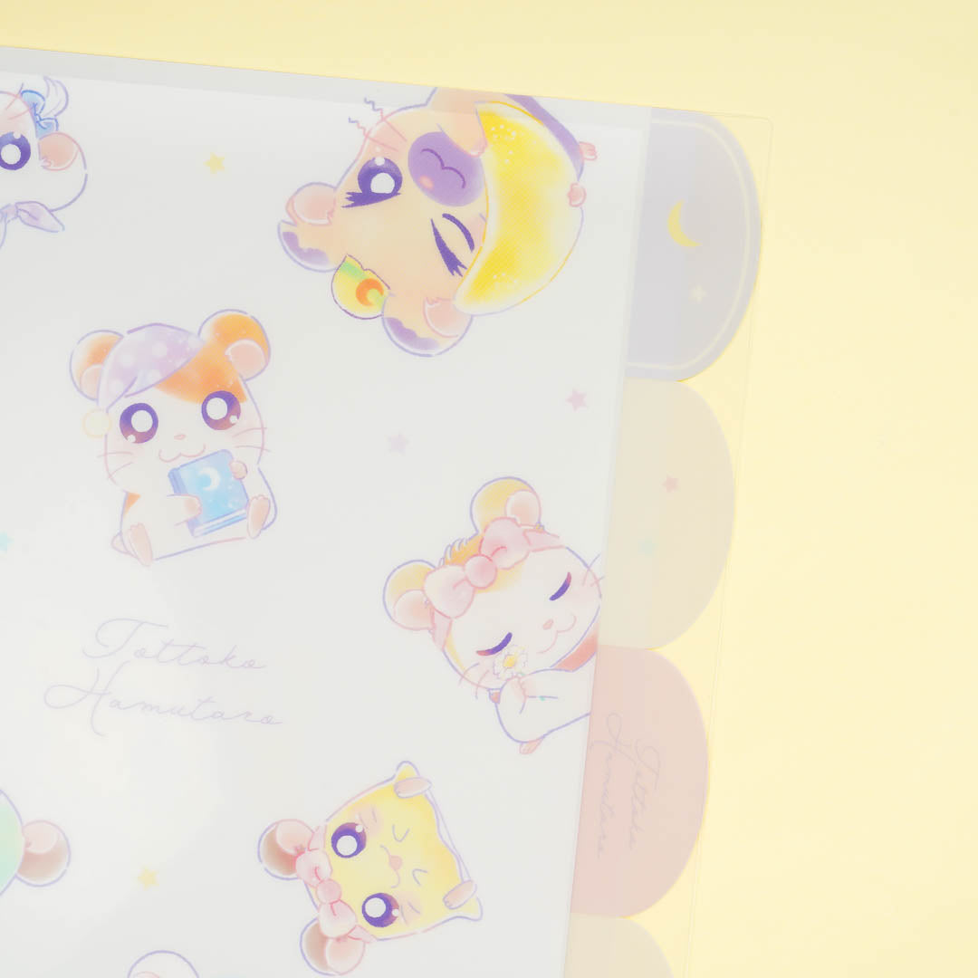 Trotting Hamtaro Bedtime A4 Multi-Slot Folder