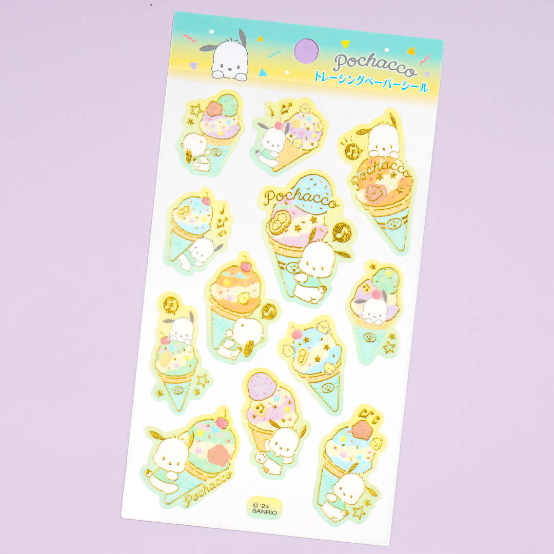 Pochacco Ice Cream Party Stickers