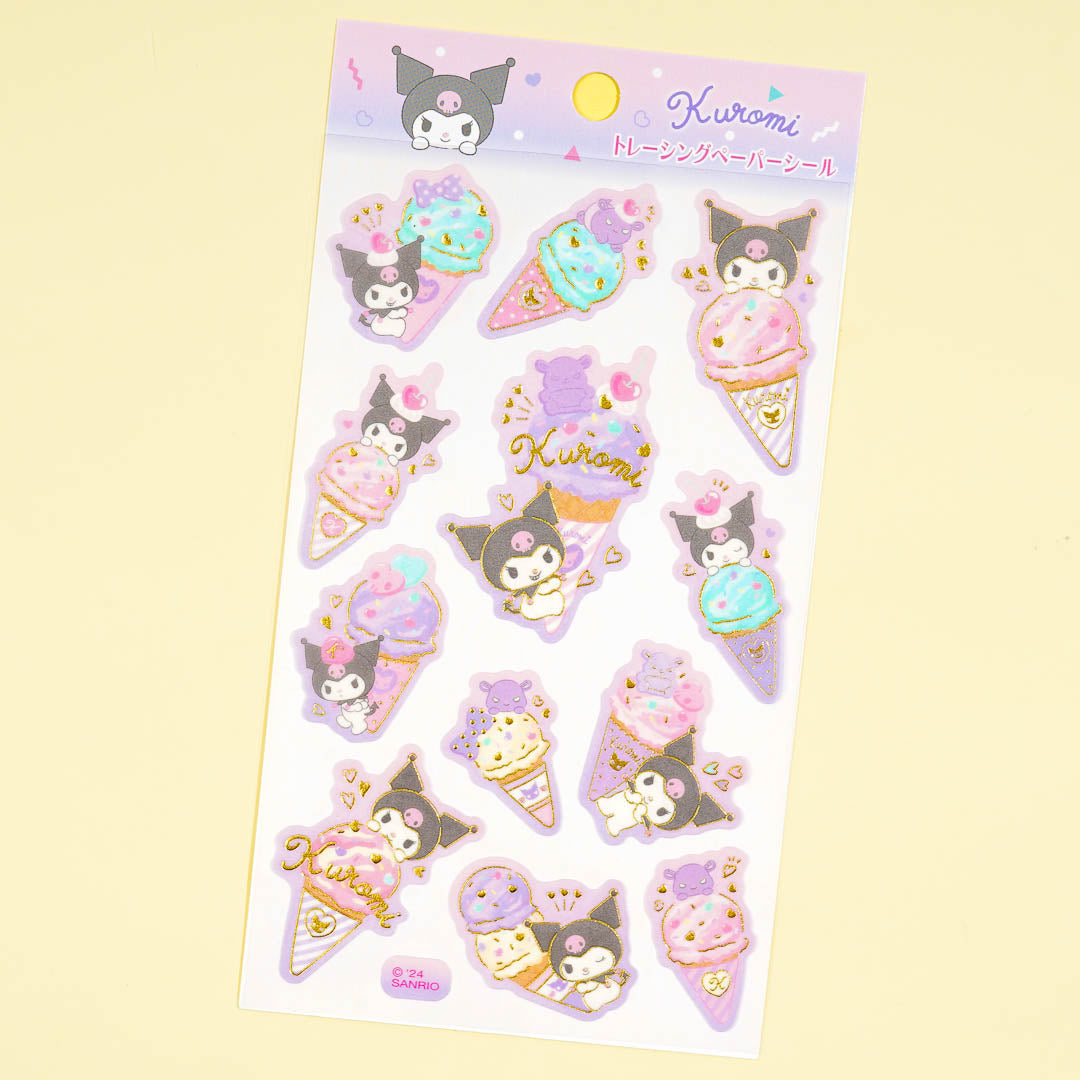 Kuromi Ice Cream Party Stickers