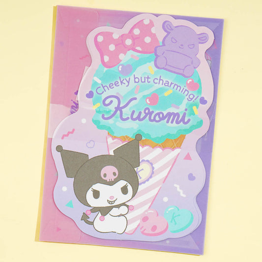 Kuromi Ice Cream Party Letter Set