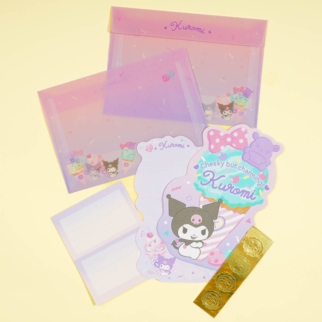 Kuromi Ice Cream Party Letter Set