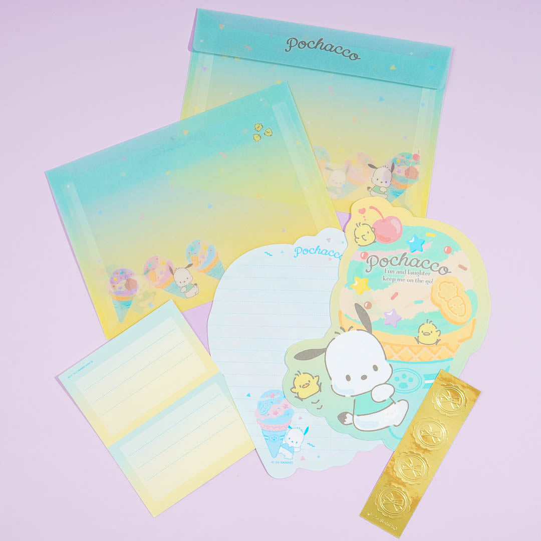 Pochacco Ice Cream Party Letter Set