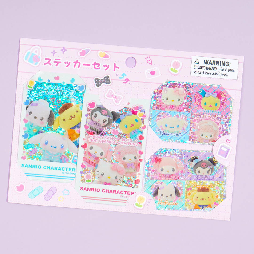 Sanrio Characters Sparkle Club Sticker Set