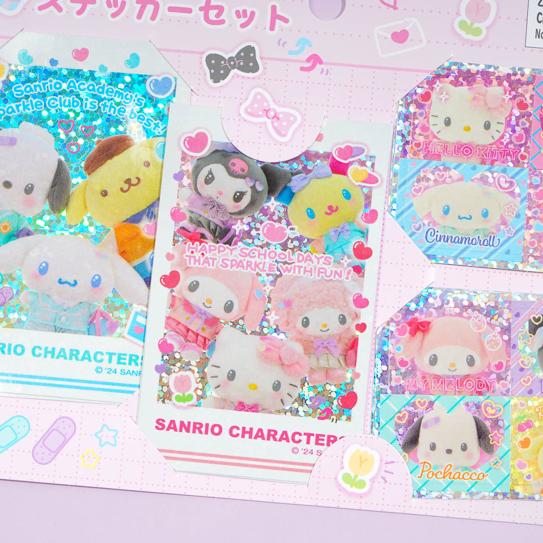 Sanrio Characters Sparkle Club Sticker Set