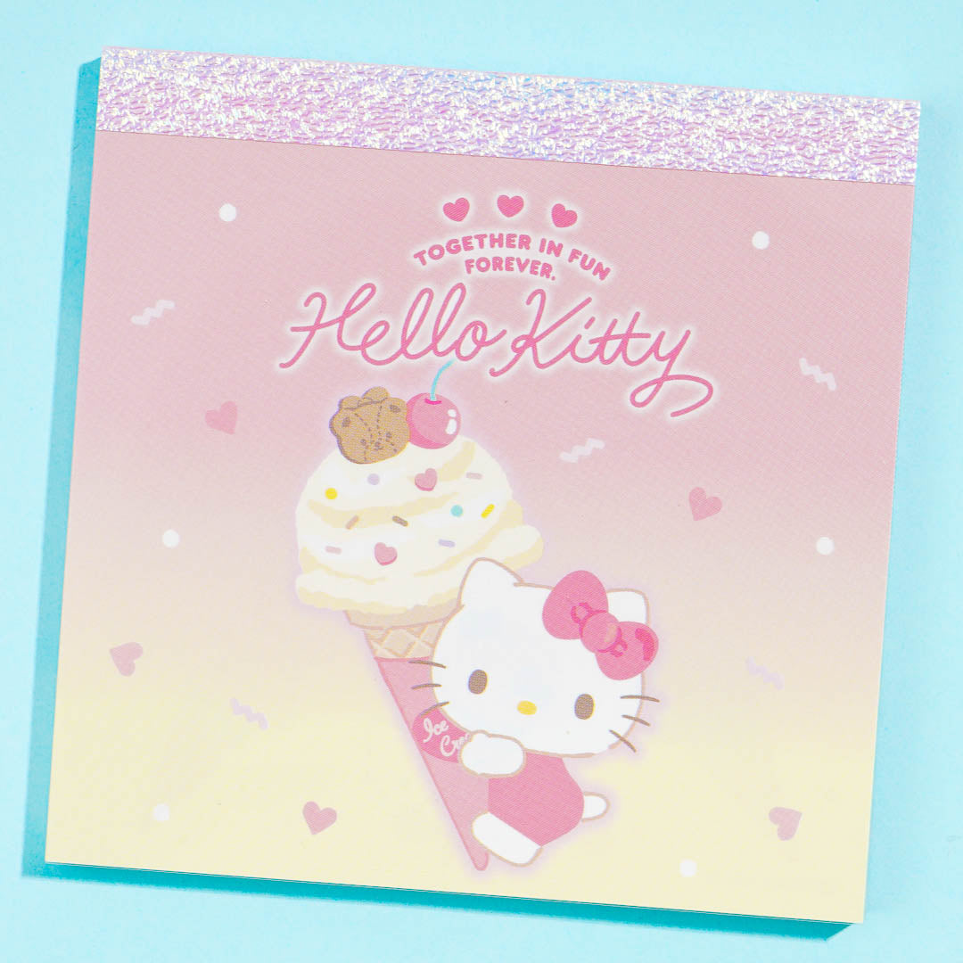 Hello Kitty Ice Cream Party Memo Pad