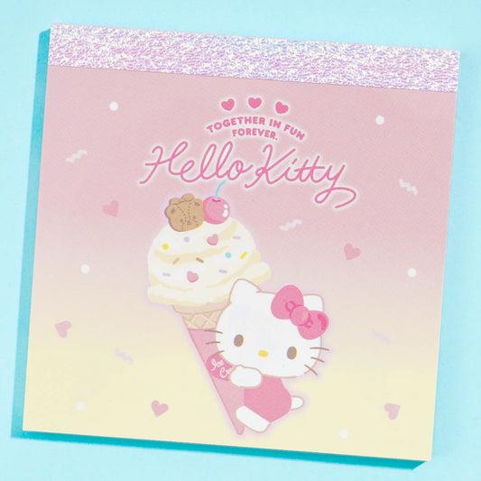 Hello Kitty Ice Cream Party Memo Pad