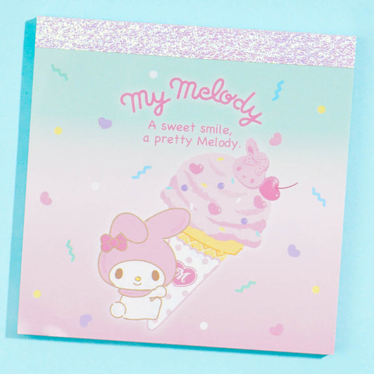 My Melody Ice Cream Party Memo Pad
