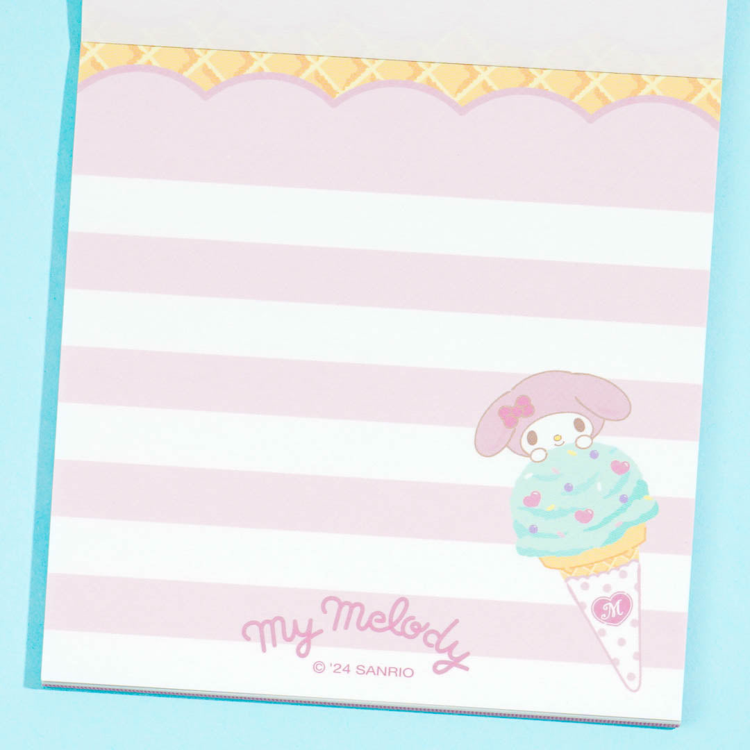 My Melody Ice Cream Party Memo Pad