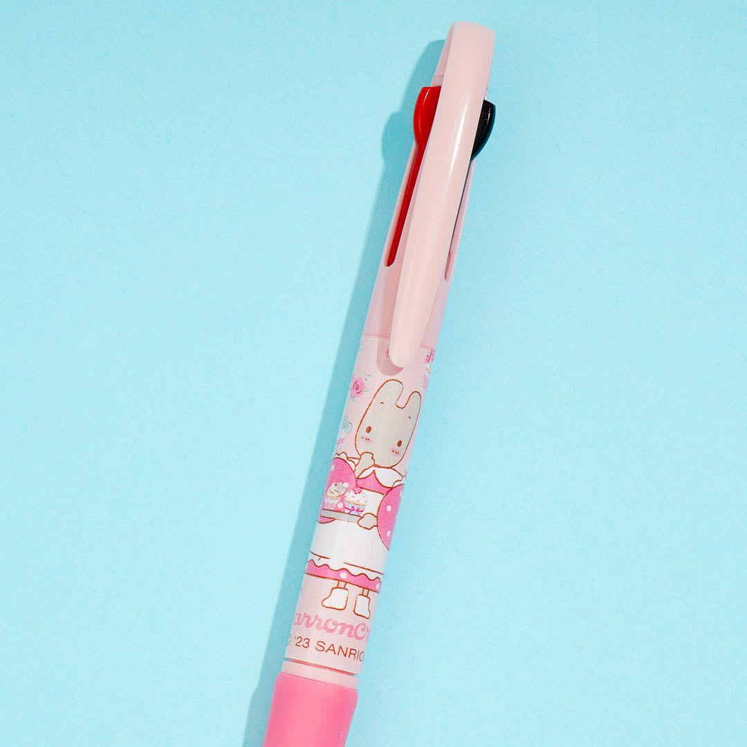 Marron Cream Strawberry Cupcake 3-Color Pen