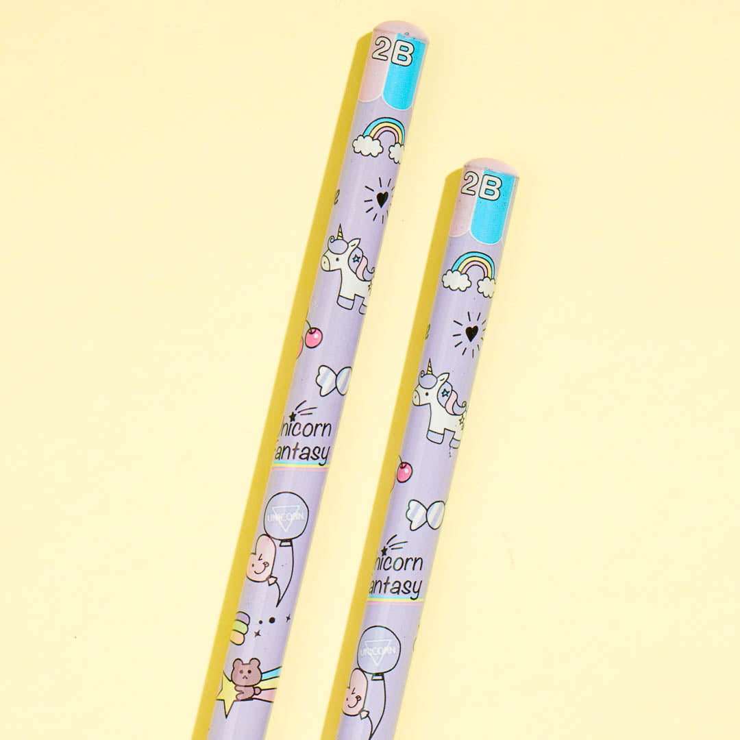 Unicorn Party 2B Pencil Set