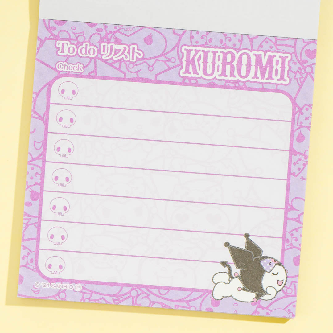 Kuromi Overload To-Do List Memo Pad