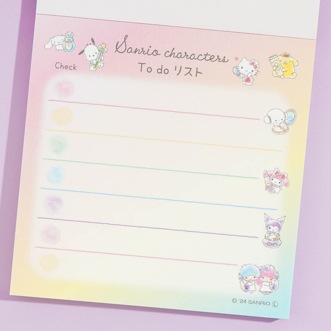 Sanrio Characters Perfume To-Do List Memo Pad
