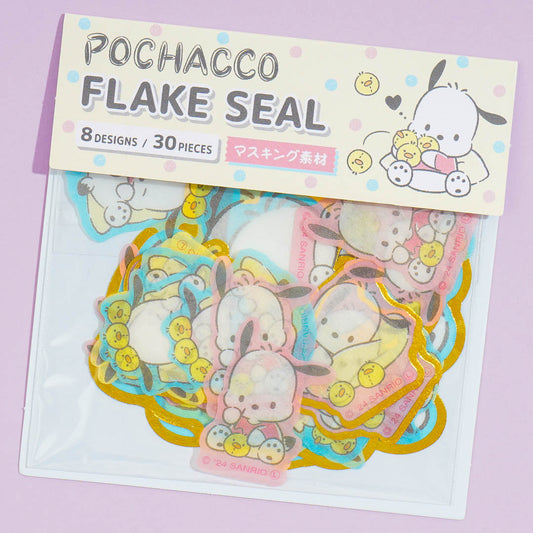 Pochacco Pi-chan Party Flake Stickers