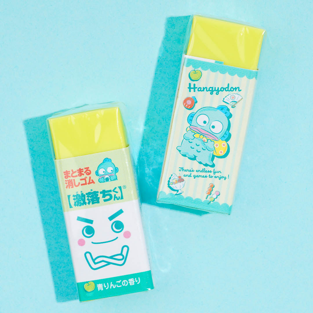 Hangyodon x Gekiochi-kun Scented Eraser Set